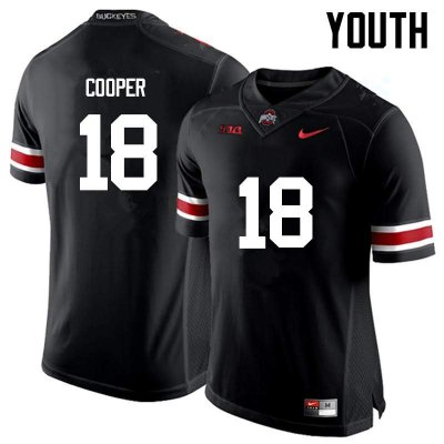 Youth Ohio State Buckeyes #18 Jonathan Cooper Black Nike NCAA College Football Jersey February BBF4044JR